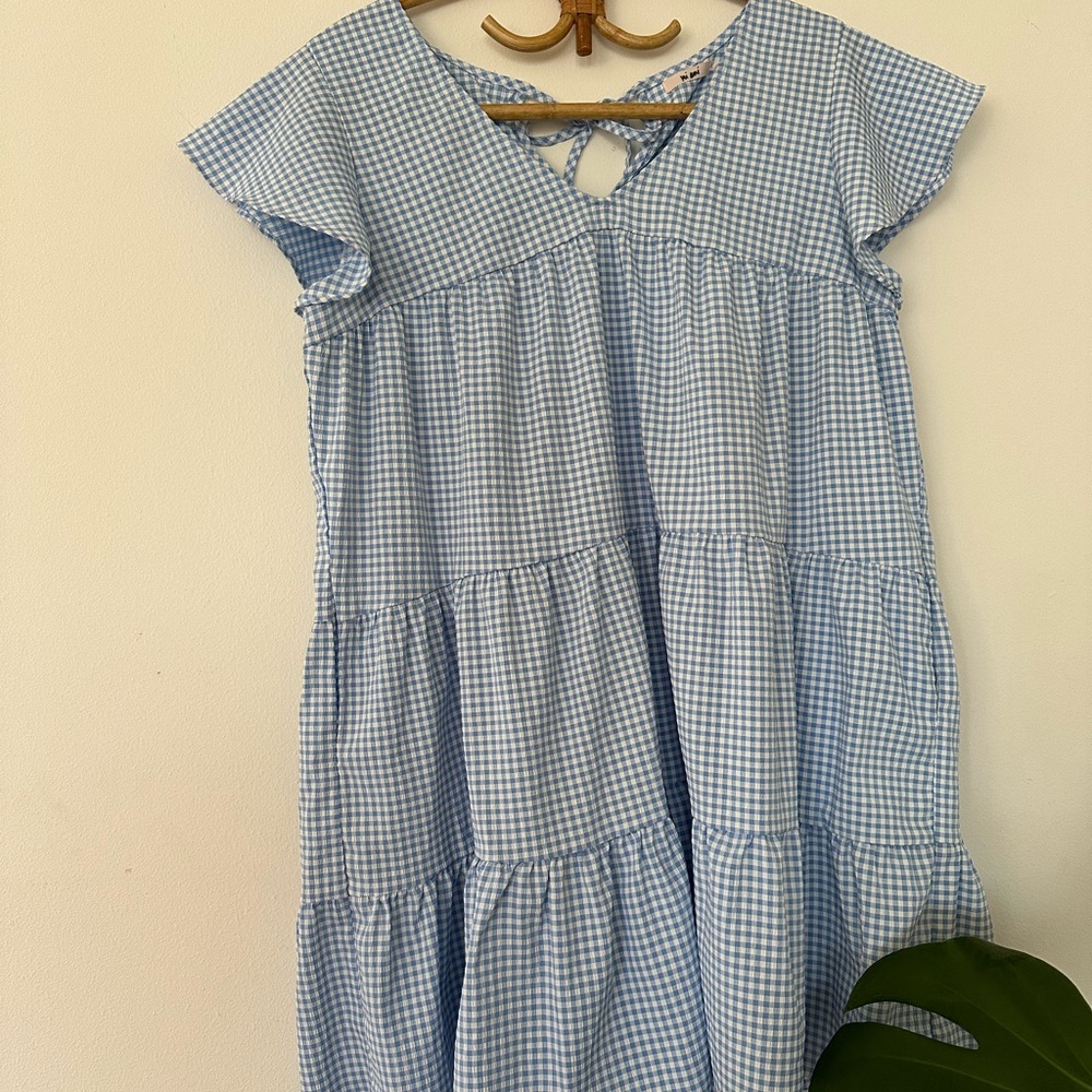 Blue Gingham Dress